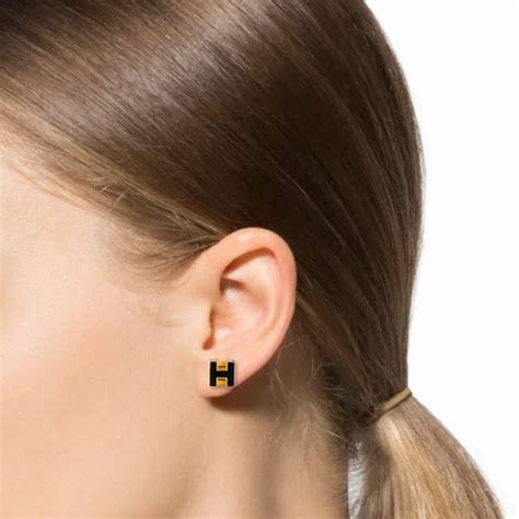 hermes mini pop earrings|hermes pop h earrings review.